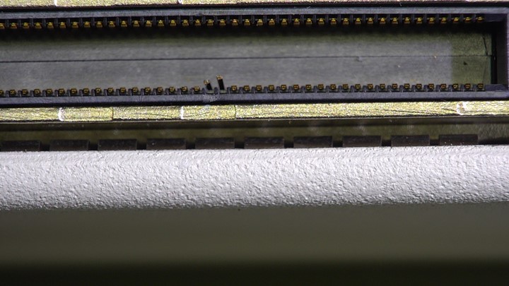  Damaged pins in CX pinbank on the Philips X5-1