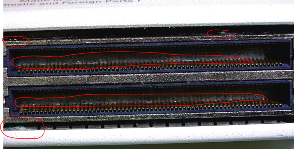 Excessive dust within the card cage(s), power supplies, and system as a whole may serve as a bridge for RFI to bypass shielding.